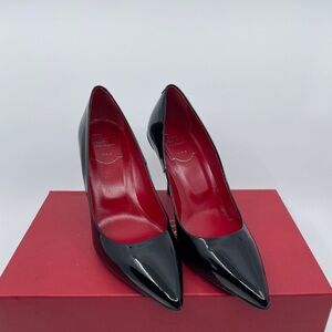 Roger Vivier Black and Red Stiletto Heels